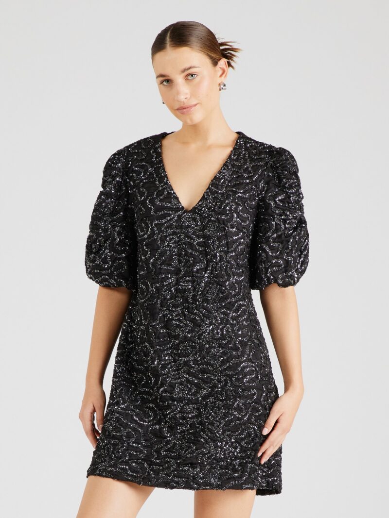 Y.A.S Rochie de cocktail 'YASVIMALA'  negru / argintiu