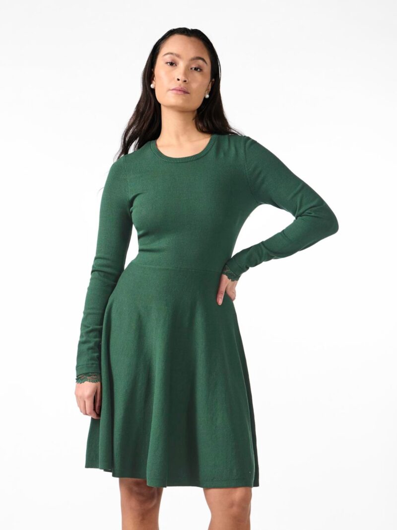 Preţ Y.A.S Rochie tricotat 'YASBeco'  verde închis