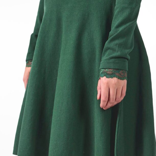 Original Y.A.S Rochie tricotat 'YASBeco'  verde închis