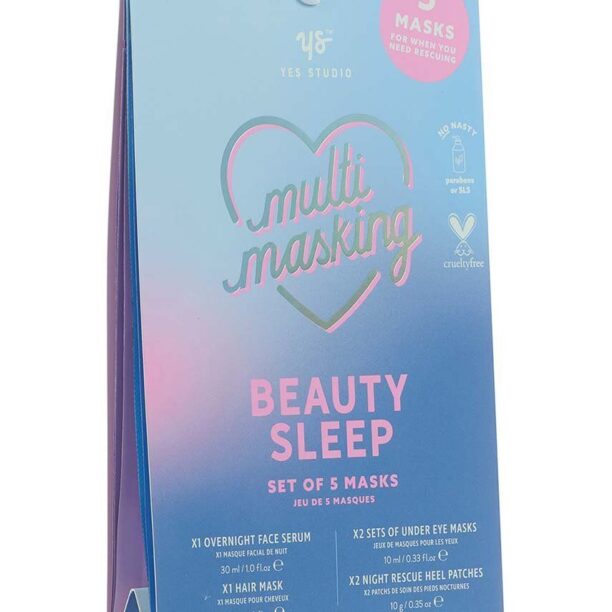 Yes Studio un set de măști Beauty Sleep 5-pack preţ