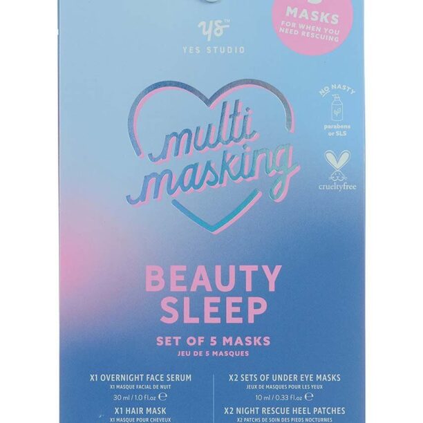 Yes Studio un set de măști Beauty Sleep 5-pack