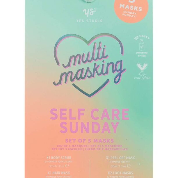 Yes Studio un set de măști Self Care Sunday Set 5-pack