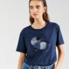 ZABAIONE Tricou 'Ky44lie'  bleumarin / albastru noapte / albastru porumbel / argintiu