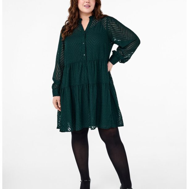 Original Zizzi Rochie 'VHUT'  verde închis