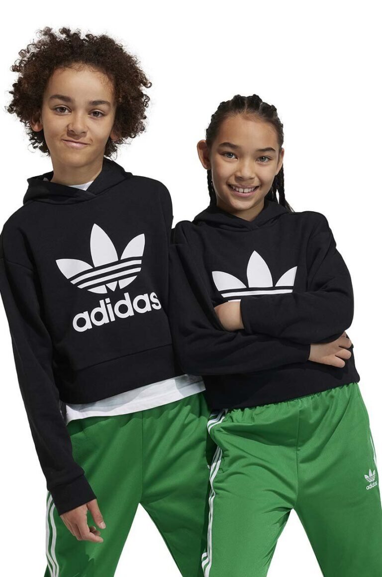 adidas Originals bluza copii culoarea negru