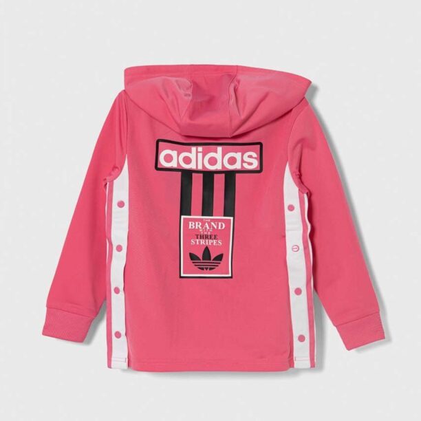 adidas Originals bluza copii culoarea roz