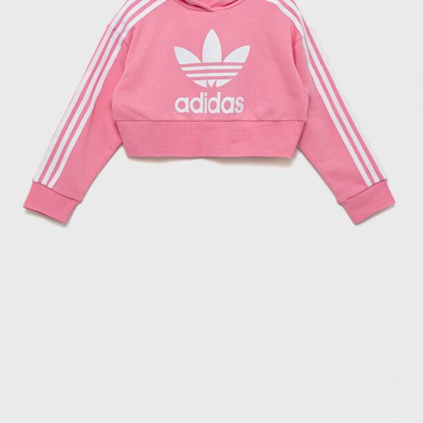 adidas Originals bluza copii culoarea roz