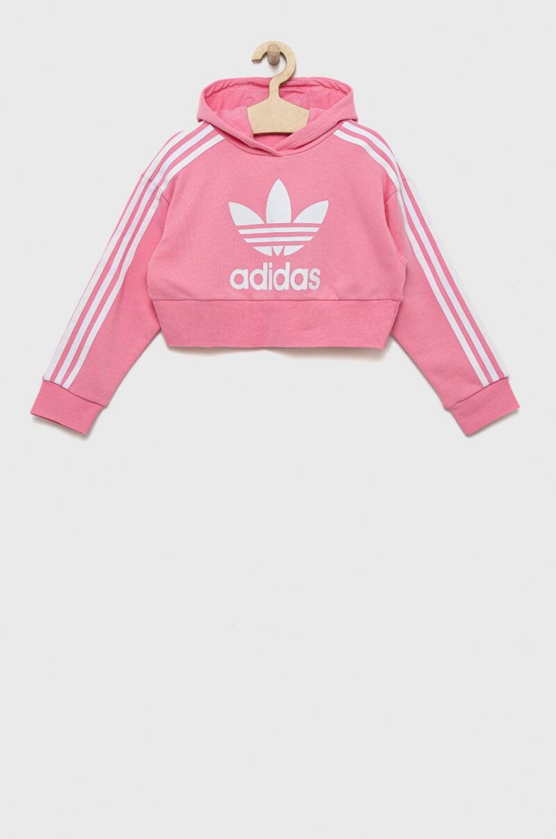 adidas Originals bluza copii culoarea roz