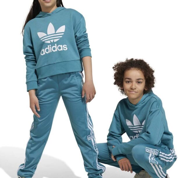 adidas Originals bluza copii culoarea turcoaz