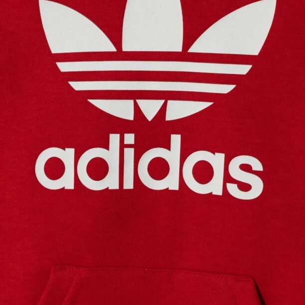 adidas Originals compleu copii culoarea rosu preţ