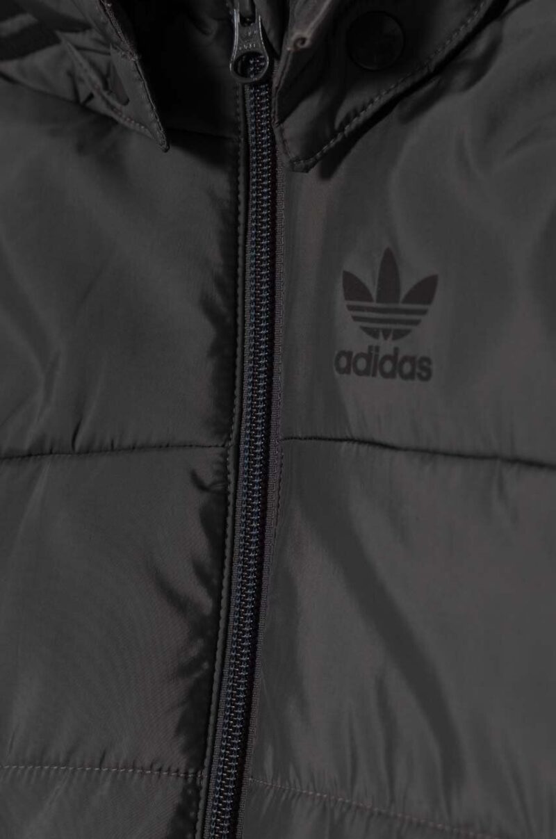 adidas Originals geaca copii culoarea gri preţ