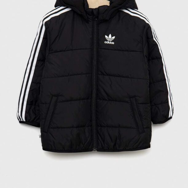 adidas Originals geaca copii culoarea negru