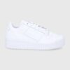 adidas Originals ghete de piele Forum Bold FY9042 culoarea alb FY9042