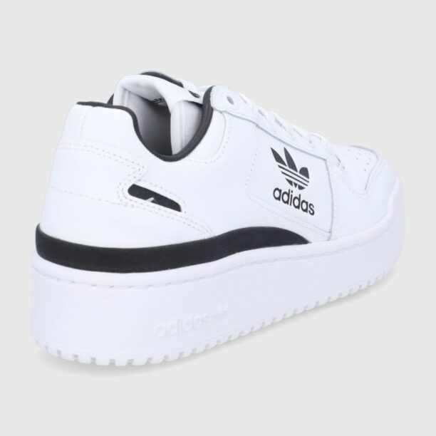 adidas Originals ghete de piele Forum Bold GY5921 culoarea alb GY5921-WHT/BLK preţ