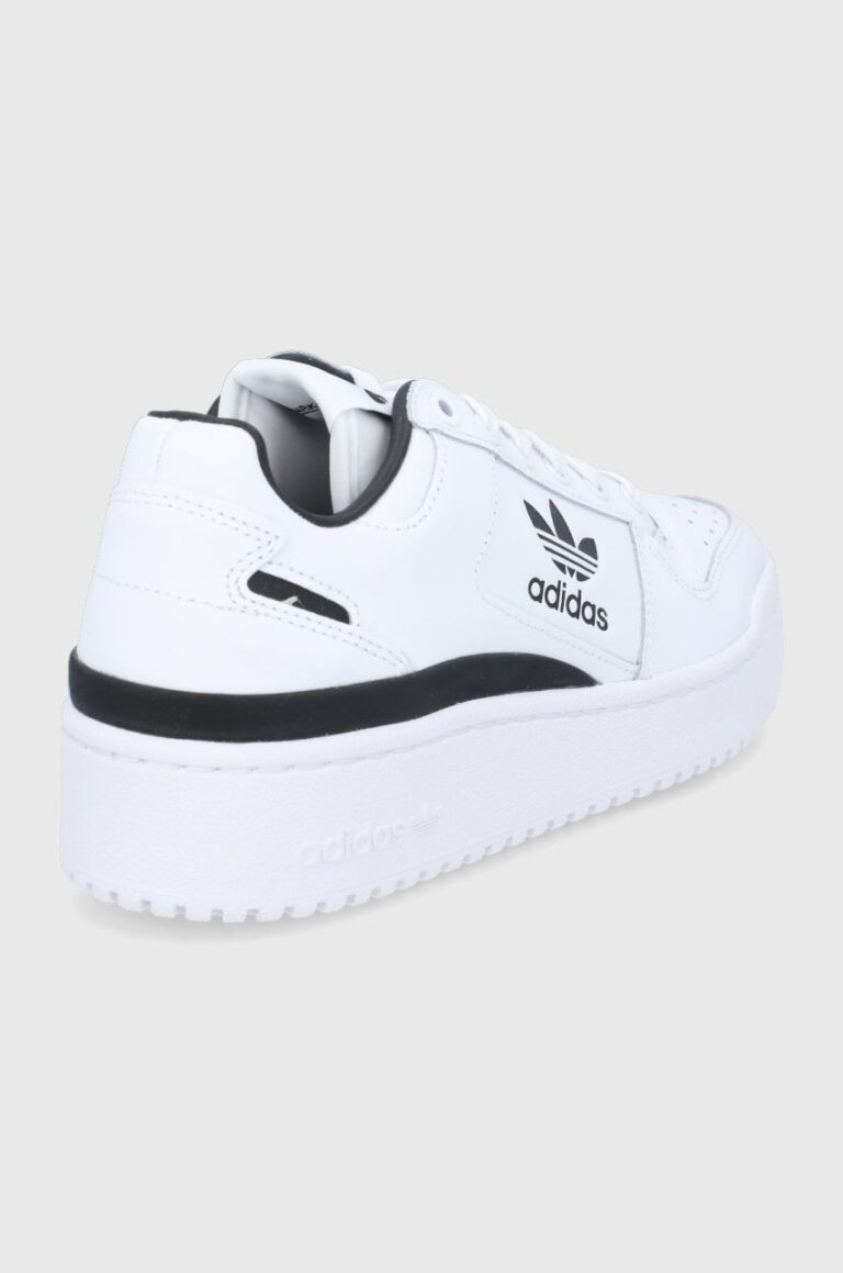 adidas Originals ghete de piele Forum Bold GY5921 culoarea alb GY5921-WHT/BLK preţ