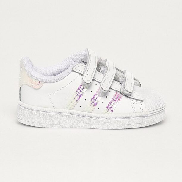 adidas Originals - incaltaminte din piele pentru copii Superstar Cf FV3657