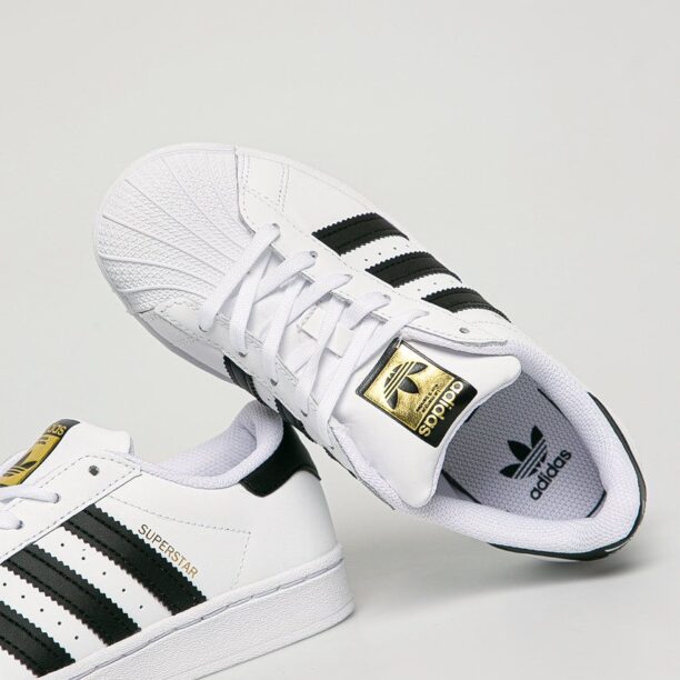 adidas Originals - incaltaminte din piele pentru copii Superstar FU7714 preţ