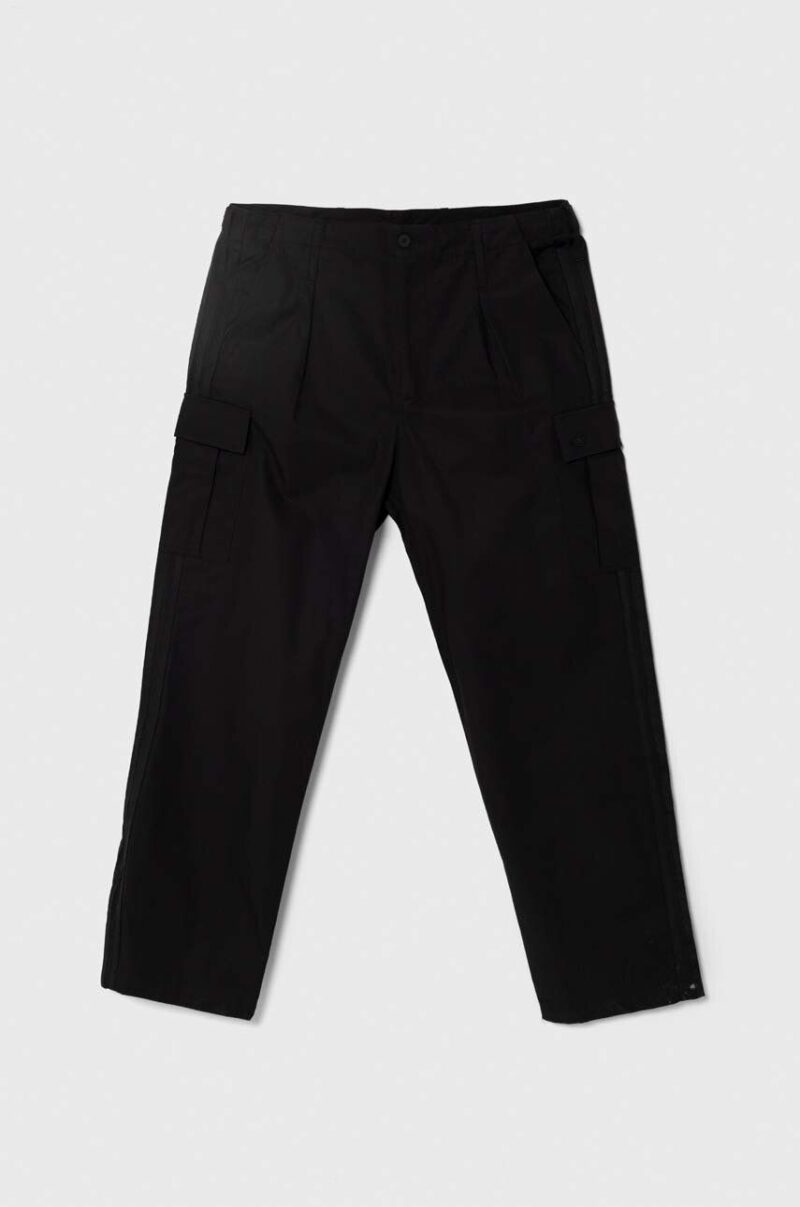 adidas Originals pantaloni de bumbac culoarea negru