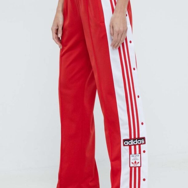 adidas Originals pantaloni de trening Adibreak Pant culoarea rosu