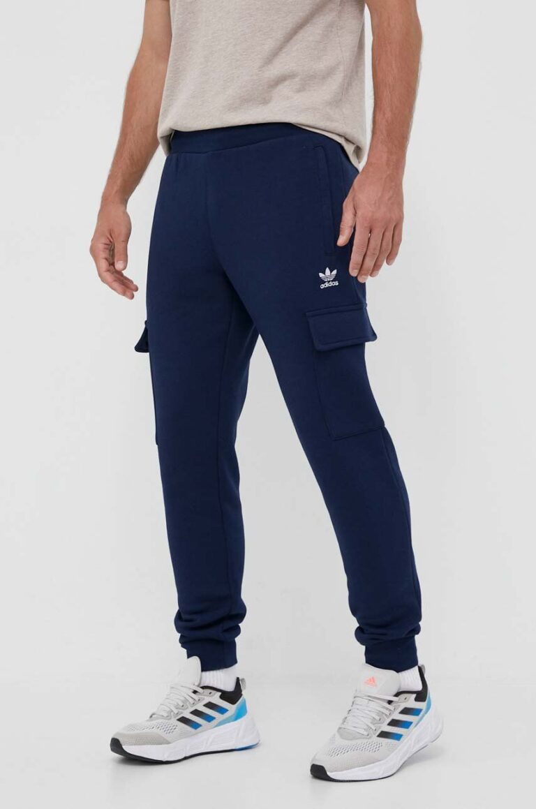 adidas Originals pantaloni de trening culoarea albastru marin