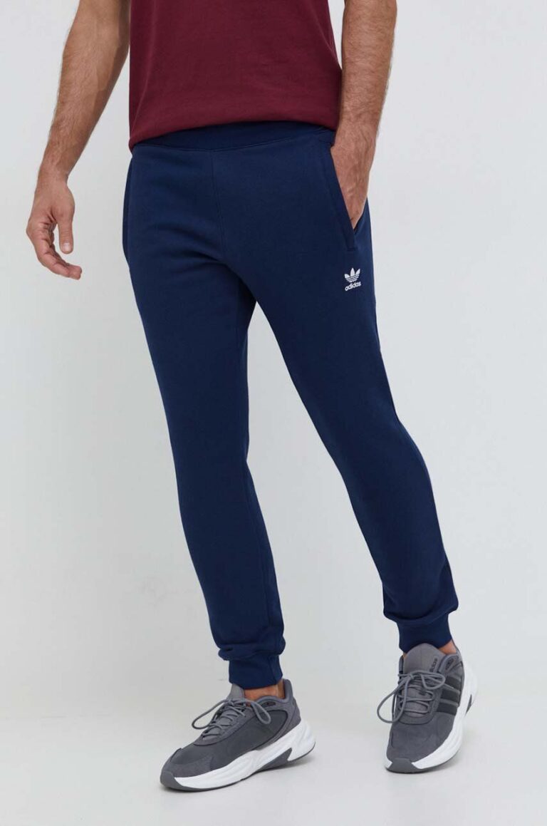 adidas Originals pantaloni de trening culoarea bleumarin