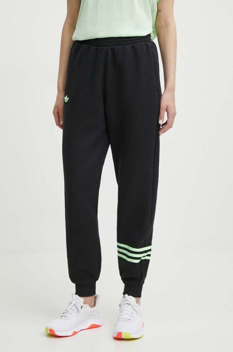 adidas Originals pantaloni de trening culoarea negru