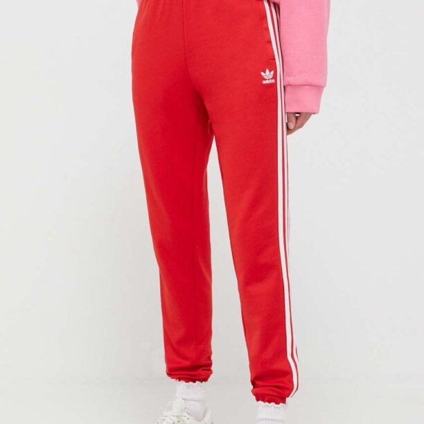 adidas Originals pantaloni de trening culoarea roșu