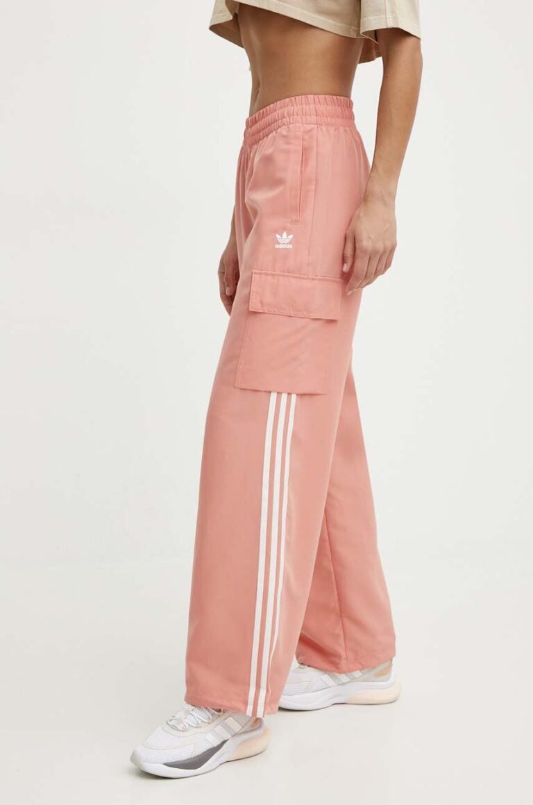 adidas Originals pantaloni de trening culoarea roz