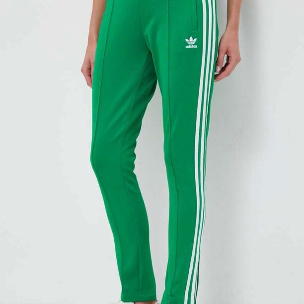 adidas Originals pantaloni de trening culoarea verde