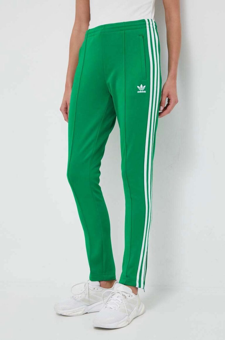 adidas Originals pantaloni de trening culoarea verde