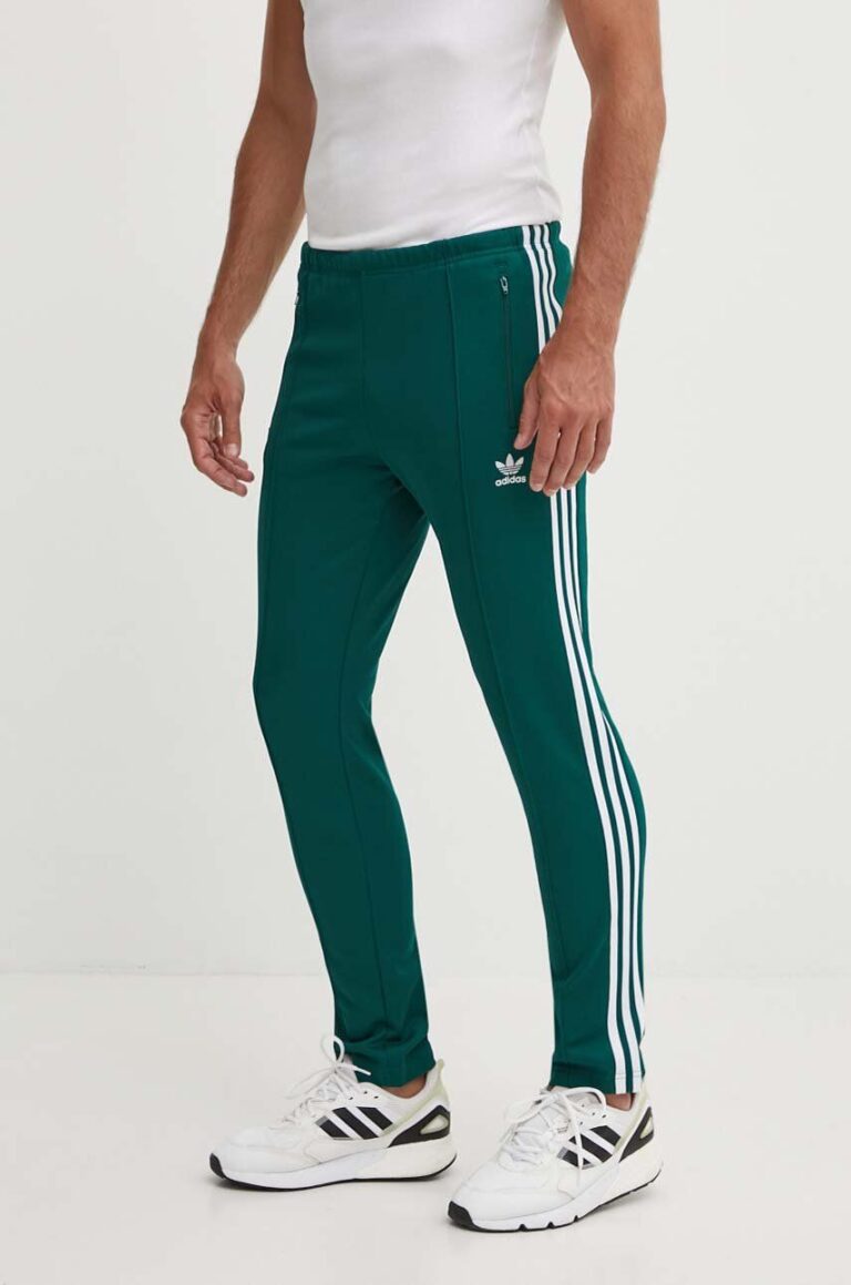 adidas Originals pantaloni de trening culoarea verde