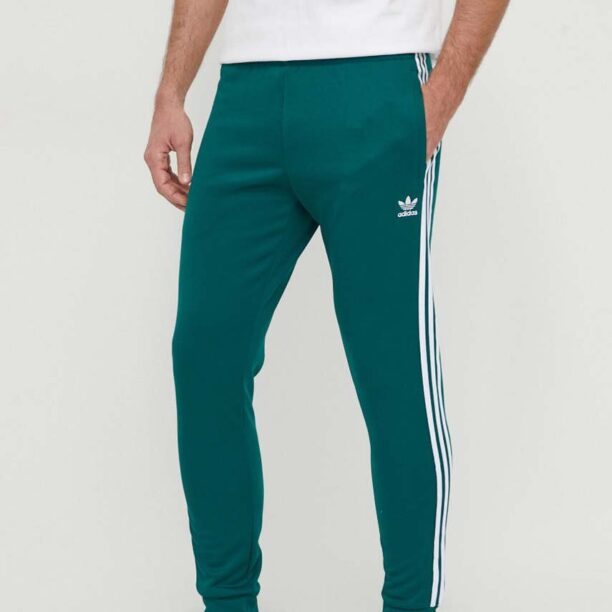 adidas Originals pantaloni de trening culoarea verde