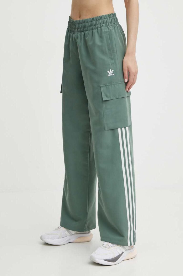 adidas Originals pantaloni de trening culoarea verde