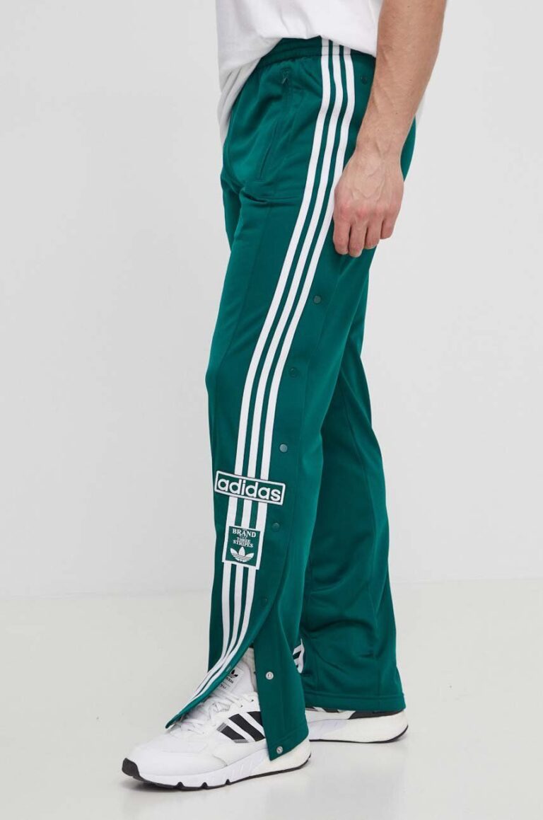 adidas Originals pantaloni de trening culoarea verde