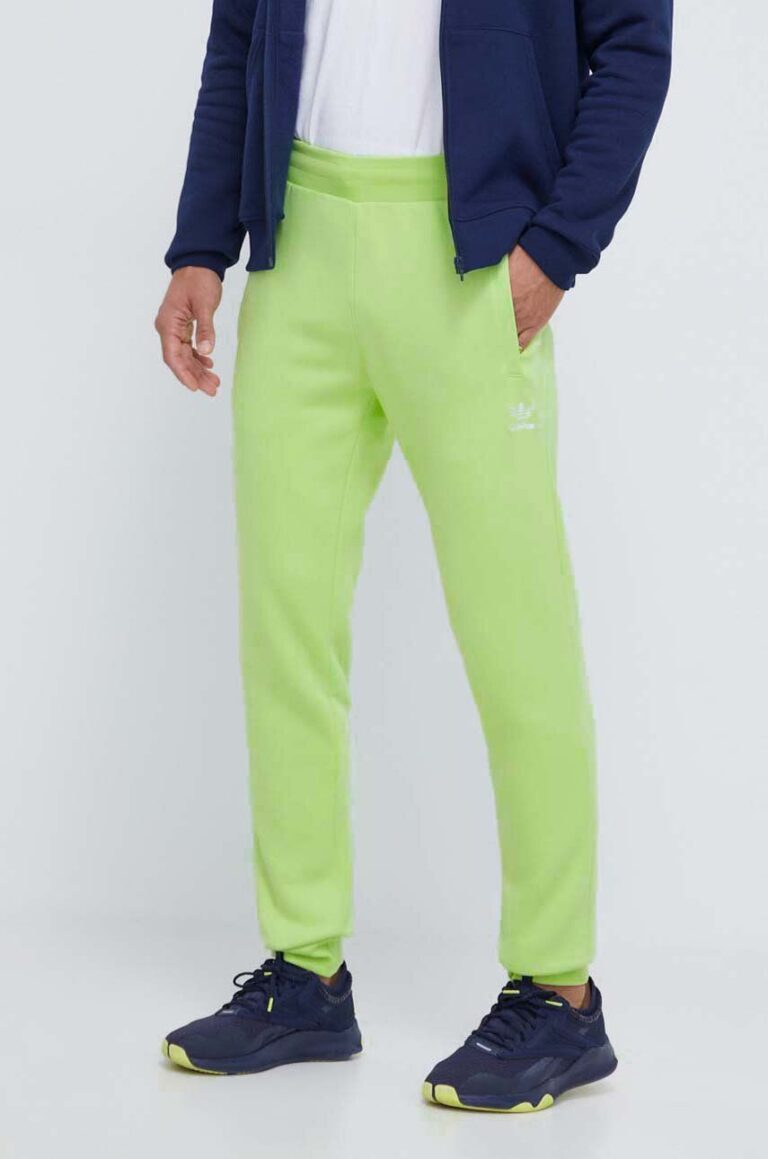 adidas Originals pantaloni de trening culoarea verde