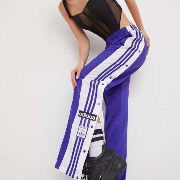 adidas Originals pantaloni de trening culoarea violet