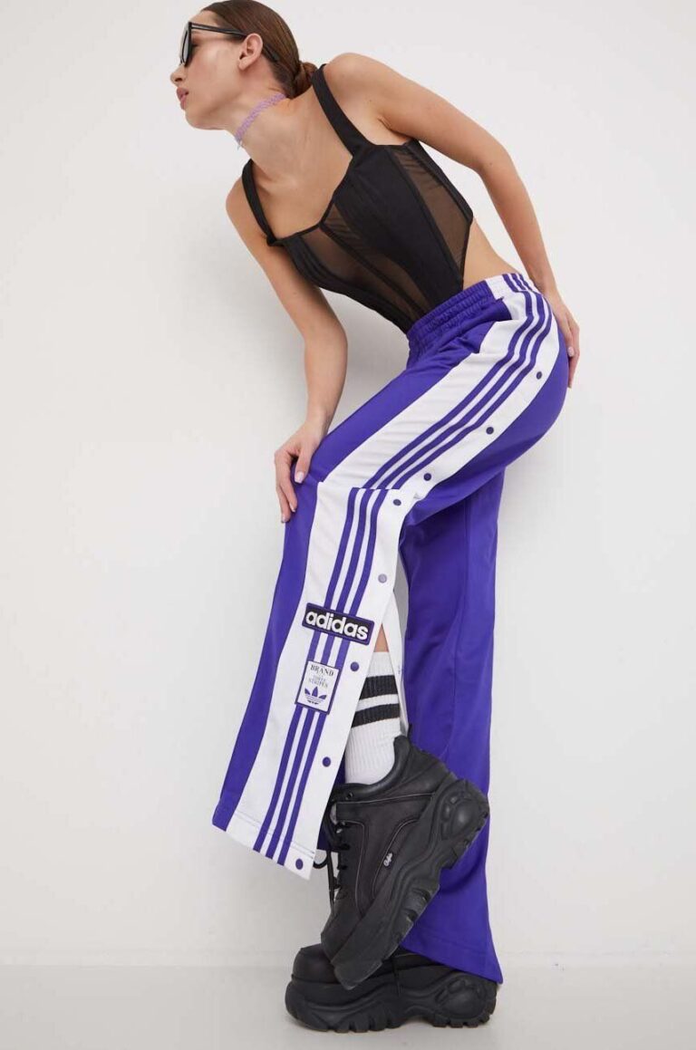 adidas Originals pantaloni de trening culoarea violet