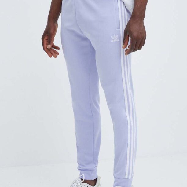 adidas Originals pantaloni de trening culoarea violet