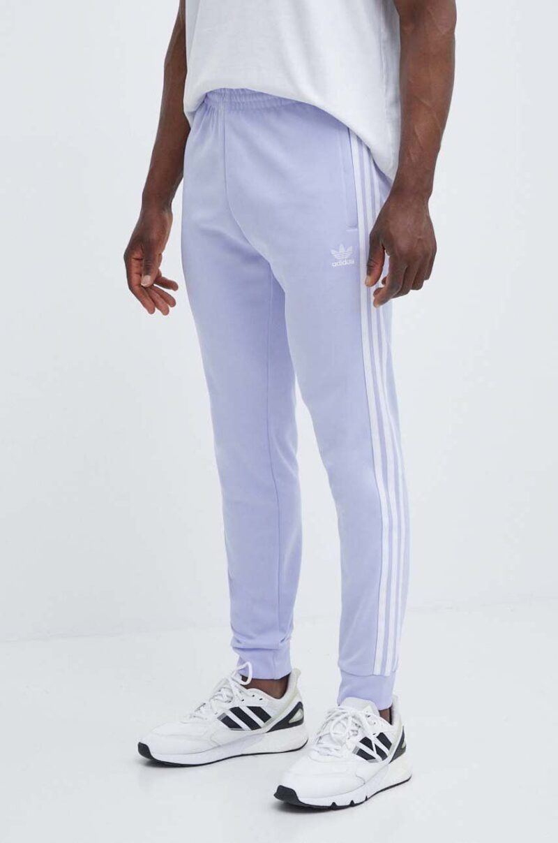 adidas Originals pantaloni de trening culoarea violet