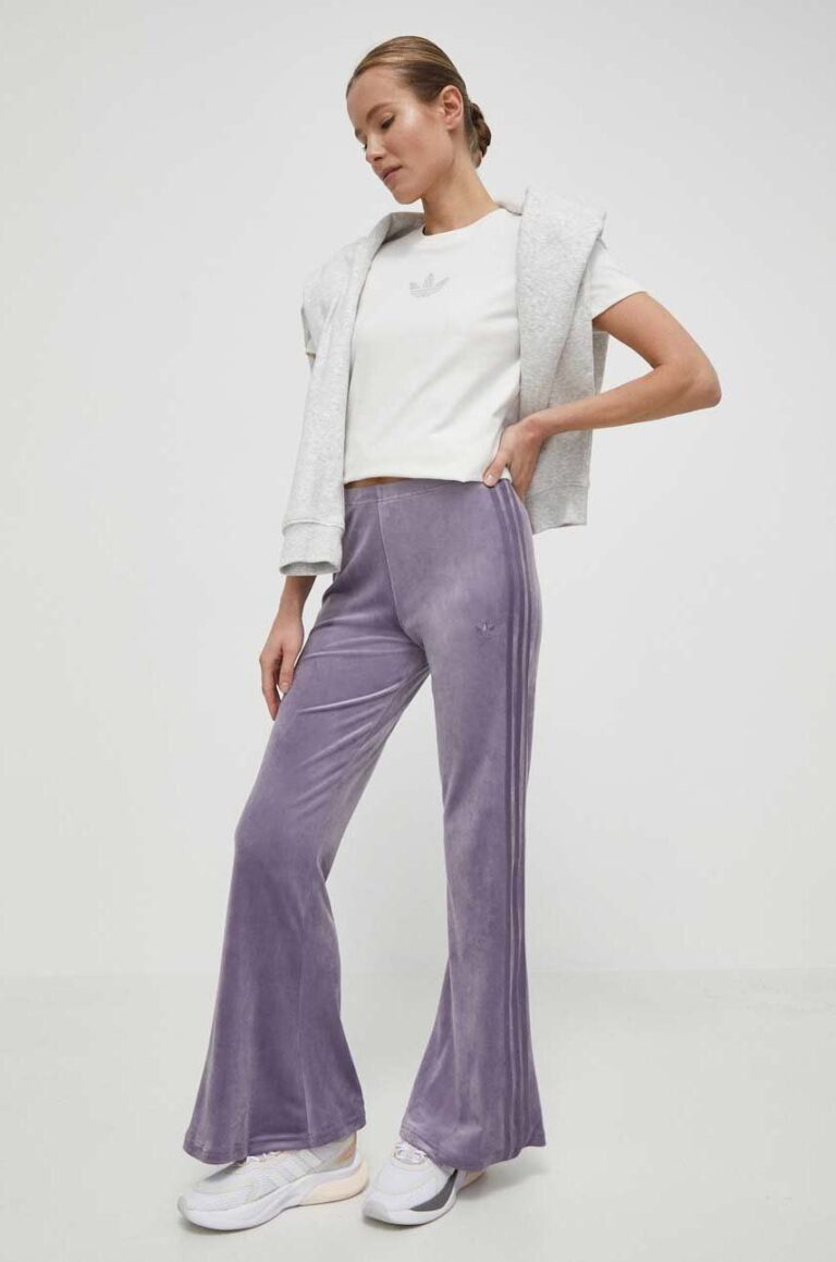 adidas Originals pantaloni de trening culoarea violet