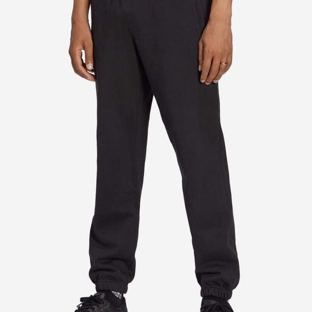 adidas Originals pantaloni de trening din bumbac culoarea negru