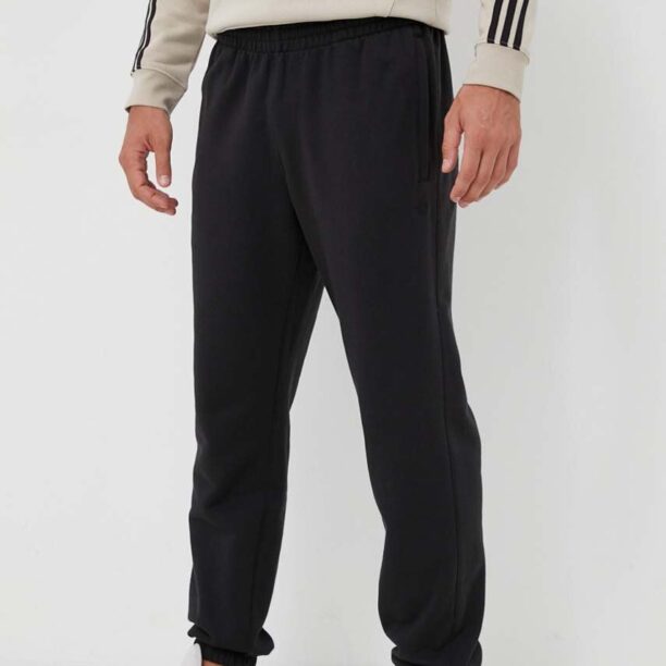 adidas Originals pantaloni de trening din bumbac culoarea negru