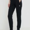 adidas Originals pantaloni de trening din bumbac culoarea negru