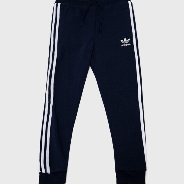 adidas Originals pantaloni de trening pentru copii culoarea albastru marin