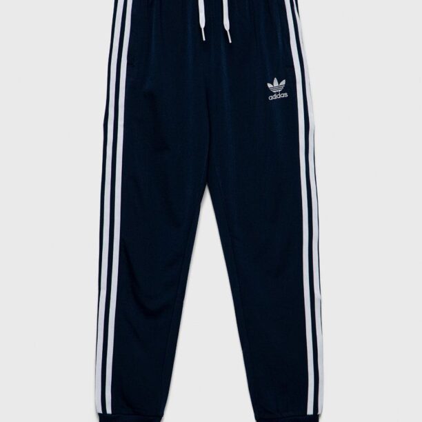 adidas Originals pantaloni de trening pentru copii culoarea albastru marin