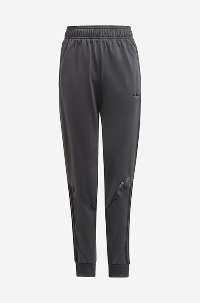 adidas Originals pantaloni de trening pentru copii culoarea gri