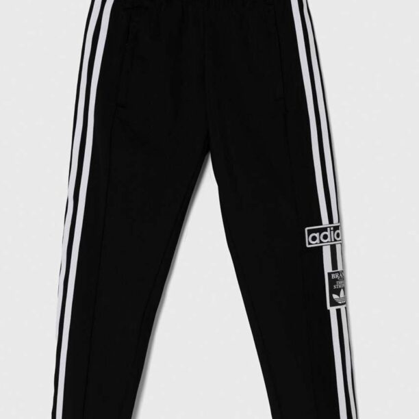 adidas Originals pantaloni de trening pentru copii culoarea negru