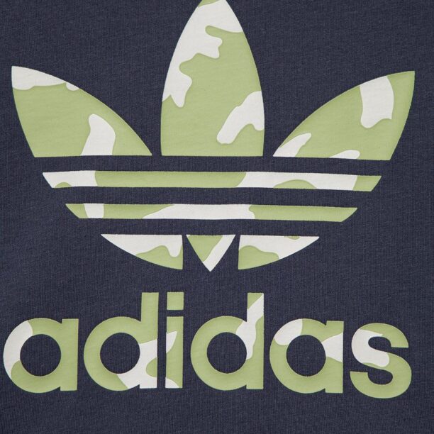 adidas Originals set de bumbac pentru copii HE6928 culoarea albastru marin preţ