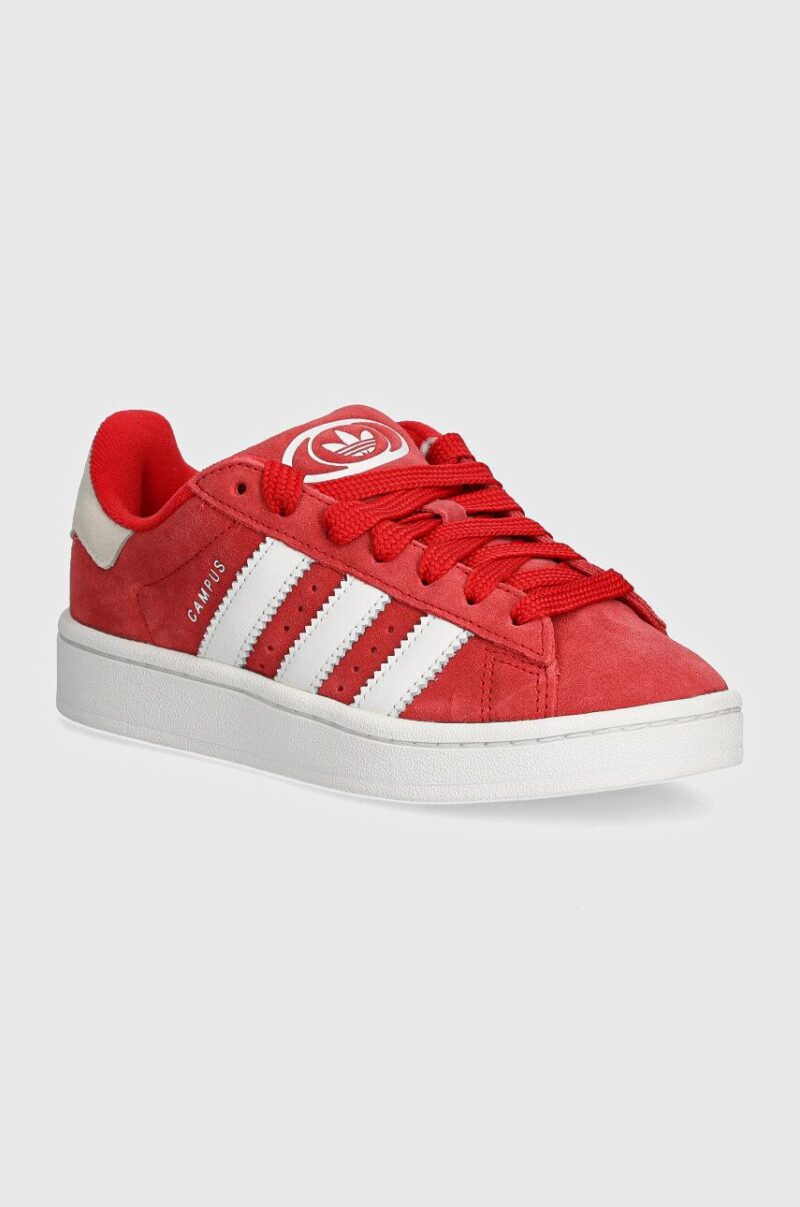 adidas Originals sneakers din piele Campus 00s J culoarea rosu