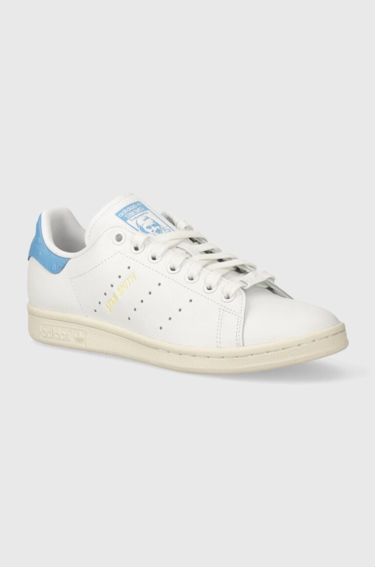 adidas Originals sneakers din piele Stan Smith W culoarea alb